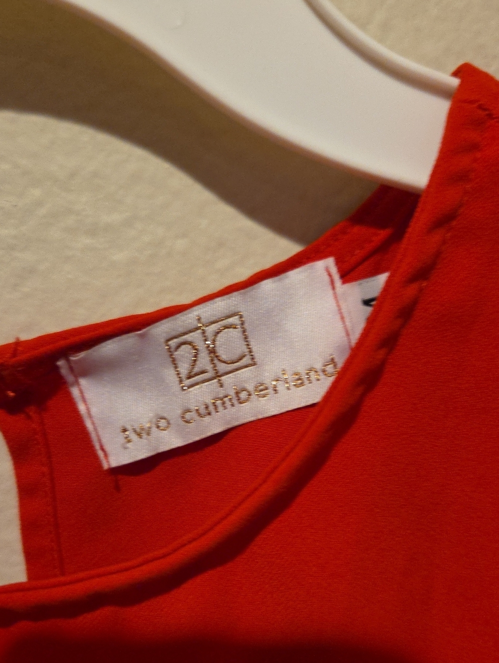 ❤️ TWO CUMBERLAND PLEATED RUFFLE MINI SHIFT DRESS, RED, MEDIUM - Picture 5 of 9